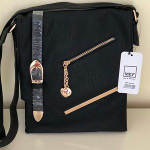 MKF Collection by Mia K Black Crossbody Bag